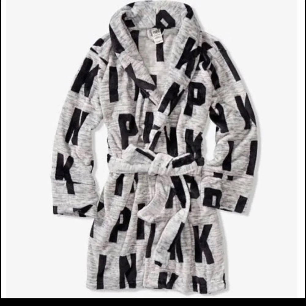 VS pink robe extra small